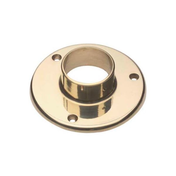 Lavi Industries Lavi Industries, Flange, Floor, for 2" Tubing, Polished Brass 00-532/2 - main